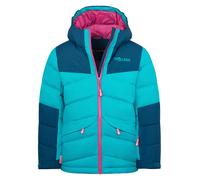 Trollkids Mädchen Winterjacke Narvik, Dunkeltürkis/Madeirablau/Helle Beere, Größe 164