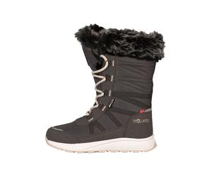 Trollkids Winterstiefel "Hemsedal Winter Boots XT" in Anthrazit - Größe 32 | Kinderstiefel
