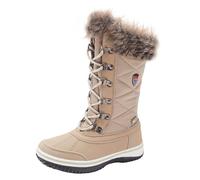Trollkids Winterstiefel "Holmenkollen" in Beige - Größe 31 | Kinderstiefel