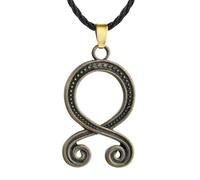 Trollkreuz Halskette für Männer Schwarzes Leder Wikinger Schutz heidnisch nordischen Anhänger Schwedische Folklore Amulett Schmuck Geschenk