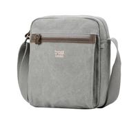 Troop London TRP0218 Klassische Umhängetasche aus Segeltuch, Grau (Ash Grey), Medium