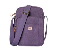 Troop London TRP0370 Klassische Umhängetasche aus Segeltuch, violett, Einheitsgröße