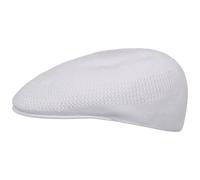 Kangol Herren Kappe Tropic 507 Ventair – Flatcap mit Schirm – Größe L (58–59 cm), weiß