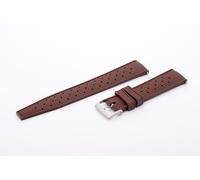 Tropical Racing Uhrenarmband Anstoß: 20mm Braun Vegan aus Fluorkautschuk (differenzbesteuert)