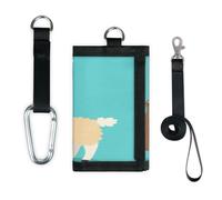 TropicalLife Lama Faultier Lustige Geldbörse Slim Kleine Tasche Geld Organizer Tasche Faultier Alpaka Leicht Tragbar Kleingeld Geldbörse