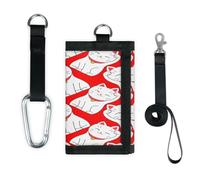 TropicalLife Lucky Cat Cute Wallet Slim Small Pocket Money Organizer Bag Japan Cat Lightweight Portable Change Purse