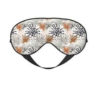 Tropische Blätter Schlafmaske, Augenmasken für Schlaf Doppelseitige Schlafmasken für Frauen Männer, Verdunkelung Augenabdeckungen zum Schlafen, Reisen