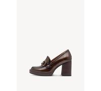 Damen-Slipper BROWN PATENT - Gr. - 40