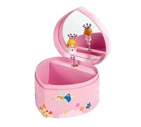 Trousselier 6230502 Musikspieluhr in Herz-Form, Prinzessin, Spieldose für Kinder