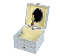 Trousselier 6260086 Musikspieldose für Kinder, Der kleine Prinz, nachtleuchtend, Schmuckschatulle mit ausziehbarer Schublade, Schmuckkästchen, Aufbewahrung