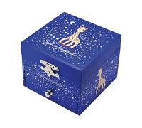 Trousselier 6260129 Musikspieldose für Kinder, Sophie die Giraffe, mit Milchstraße nachtleuchtend, Schmuckschatulle mit ausziehbarer Schublade, Schmuckkästchen, Aufbewahrung