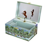 Trousselier Trousselier - Schmuckschatulle mit Musik, Pferd Normandie, nachtleuchtend