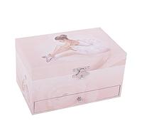 Trousselier 6260974 Schmuckschatulle für Kinder, Ballerina, Spieluhr mit tanzender Figur und Musik, nachtleuchtend
