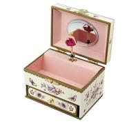 Trousselier - Blumen - Musikschmuckdose - Spieluhr - Ideales Geschenk für junge Mädchen - Musik Romeo & Julia - Farbe gelb