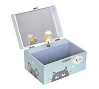 Trousselier Schmuckkästchen mit Musik, lustige Katzen nachtleuchtend