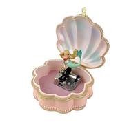 Trousselier - Meerjungfrau in Muschel - Musikbox zum Sammeln - kleine Schmuckschatulle mit Musik - Vintage - ideales Geschenk für Mädchen - Musik Schwanensee - Farbe: Rosa