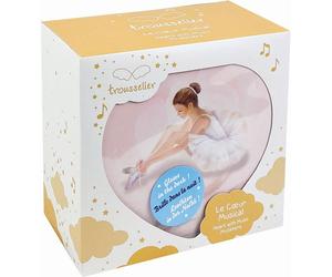 TROUSSELIER - Musikspieluhr Herz, Ballerina, nachtleuchtend