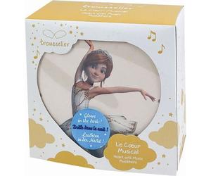 TROUSSELIER - Musikspieluhr Herz, Ballerina, nachtleuchtend
