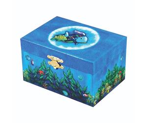 Trousselier Schmuckkaestchen mit Musik,Regenb.fisch,nachtleuch.