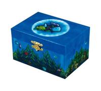 Trousselier Schmuckkästchen mit Musik, Regenbogenfisch, nachtleuchtend