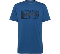 Mammut T-Shirt Trovat Logo Herren Kurzarm Blau (Tschiel) Größe L