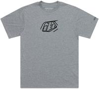 Troy Lee Designs Badge Kurzarm T-Shirt, schwarz-grau, Größe M für Männer