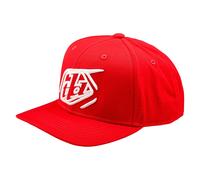 Troy Lee Designs Curved Snapback Badge Cap - Einheitsgröße Erwachsene