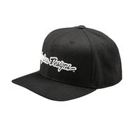 Troy Lee Designs Curved Snapback Cap Signature One Size black