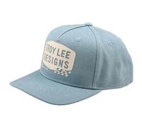 Troy Lee Designs Curved Snapback Cap Stamp One Size smoke blue