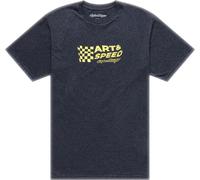 Troy Lee Designs Finish Line T Shirt Schwarz Heather - L