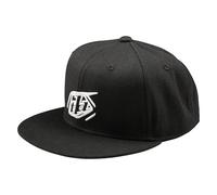 Troy Lee Designs Flat Bill Snapback Badge Cap Schwarz - Einheitsgröße Erwachsene