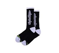 Troy Lee Designs Mens Performance Socks, Signature, Black, S/M, 853037002
