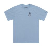Troy Lee Designs Peace Out T Shirt Rauchblau - L