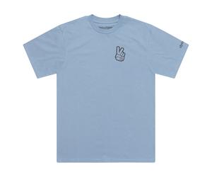 Troy Lee Designs Peace Out T Shirt Rauchblau - S