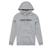 Troy Lee Designs Signature Hoodie Grau Meliert - S