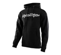 Troy Lee Designs Signature Kids Hoodie, schwarz, Größe XL