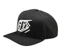 Troy Lee Designs Curved Snapback Cap, Badge, black, one size
