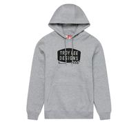 Troy Lee Designs Stamp Hoodie Grau Meliert - L