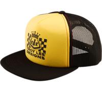 Troy Lee Designs Trucker Snapback Cap Friday Night Schwarz/Gold - Einheitsgröße Erwachsene