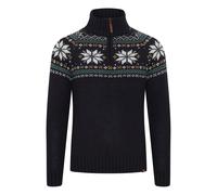11 Project Weihnachtspullover Herren schwarz, M