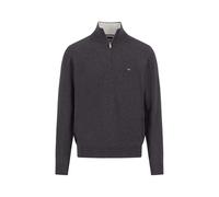 Troyer FYNCH-HATTON, Herren, Gr. 3XL, charcoal, Strick, Obermaterial: 90% Wolle, 10% Kaschmir, unifarben, regular fit taillenbedeckt, ohne Ausschnitt, Rippbündchen, Pullover, mit Logo Stickerei (51098