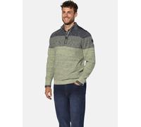Troyer BABISTA "Pullover BELAN", Herren, Gr. M, grün (grün melange), Obermaterial: 100% Baumwolle CO., Pullover Troyer (96997735-M) grün melange