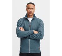 Troyer BLEND "BHAlio", Herren, Gr. S, blau (ensign blau), Sweatware, 60% Baumwolle, 40% Polyester, unifarben, regular fit normal, ohne Ausschnitt, eingesetzt, Pullover Troyer, Sweatshirtjacke mit zwei