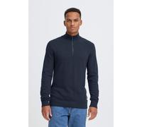 Troyer BLEND "BHBartel", Herren, Gr. M, salute, Feinstrick, 100% Baumwolle, Strukturmuster, Basic, normal normal, ohne Ausschnitt, Pullover Troyer, Klassischer Feinstrick-Pullover mit Stehkragen und R