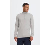 Troyer BLEND "BHBryan", Herren, Gr. L, griffin, Feinstrick, 70% Baumwolle, 30% Nylon, unifarben, normal normal, hoch geschlossener Ausschnitt, Pullover Troyer, Stilvoller Troyer mit Reißverschluss (54