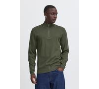 Troyer BLEND "BHDAN", Jungen, Gr. L, forest night, Feinstrick, 70% Viskose, 30% Nylon, meliert, Basic, normal normal, ohne Ausschnitt, Pullover Troyer, Stilvoller Troyer mit Reißverschluss (51285137-L