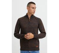 Troyer BLEND "BHDanovan", Herren, Gr. L, burned orange, Feinstrick, 50% Baumwolle, 50% Polyacryl, regular fit, ohne Ausschnitt, Raglanärmel, Pullover Troyer, Strickpullover in MeLange-Optik (50073959-