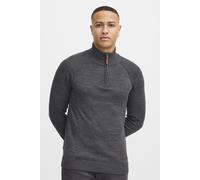 Blend BHDanovan Herren Strickpullover Troyer Feinstrick Pullover mit Troyerkragen Reißverschluss Rippbündchen Baumwollmischung Regular fit, Größe:M, Farbe:Ensign Blue (70260)