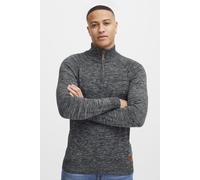 Blend BHDanovan Herren Strickpullover Troyer Feinstrick Pullover mit Troyerkragen Reißverschluss Rippbündchen Baumwollmischung Regular fit, Größe:2XL, Farbe:Navy (70230)