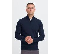 Troyer BLEND "BHFilip", Herren, Gr. 3XL, marineblaus, Feinstrick, 70% Baumwolle (Recycled), 30% Polyester (Recycled), unifarben, normal normal, hoch geschlossener Ausschnitt, Pullover Troyer, Stilvoll
